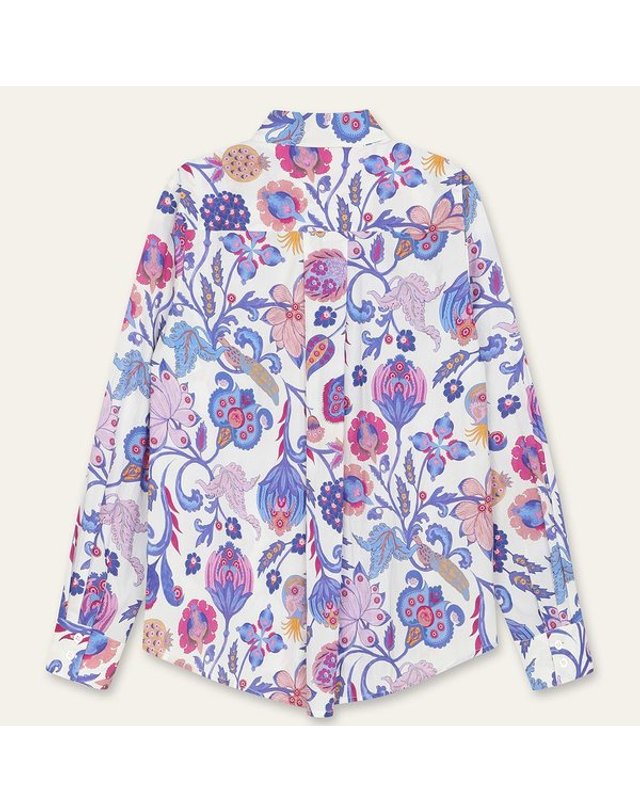 오일리 [갤러리아] (26S/S)오일릴리 빙고 플라워패턴 블라우스(OWISABL012-002) 착용컷