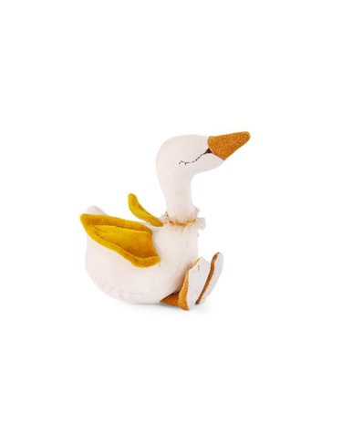 [갤러리아] 667034 백조 인형 18cm Small gold swan rattle