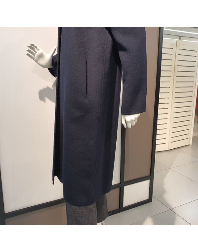 안지크 [갤러리아] 안지크(19F/W )후드울코트 부드러운 핸드메이드 울후드코트(AD4LC5100) 착용컷