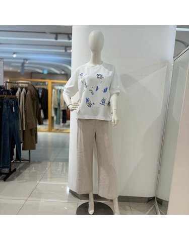 [갤러리아] 안지크(26S/S)반팔면티 도톰한반팔티 프린트티셔츠(AK2TS5320)