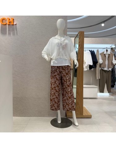 [갤러리아] 안지크(25S/S)여름바지 나염일자바지 휴양지팬츠 프린팅팬츠(AJ2SL5240)