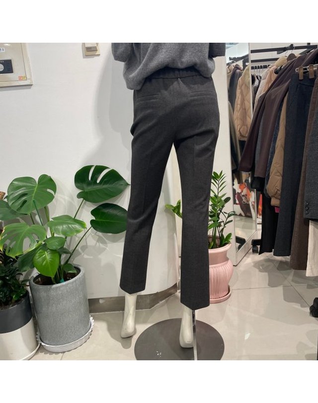 안지크 [갤러리아] 안지크(25F/W)정장바지 기모바지(AJ4SL6210) 착용컷