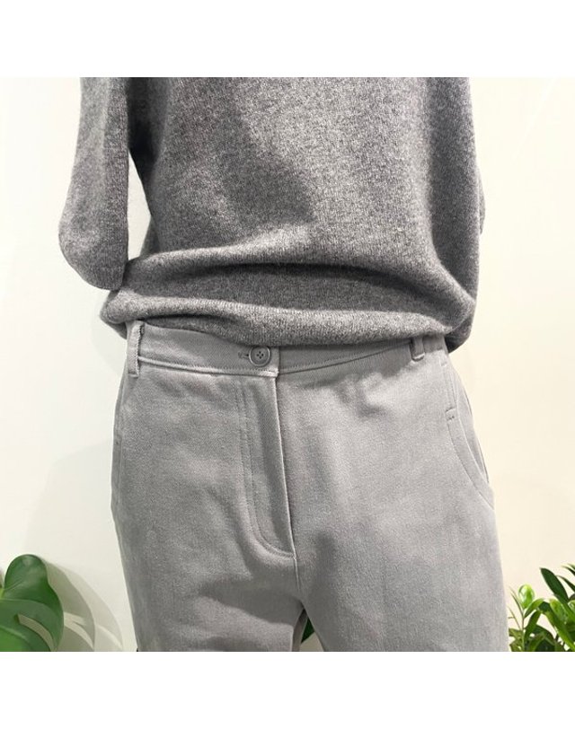 안지크 [갤러리아] 안지크(25F/W)바지 베기바지 면기모바지 기모배기팬츠(AJ4SL6130) 착용컷