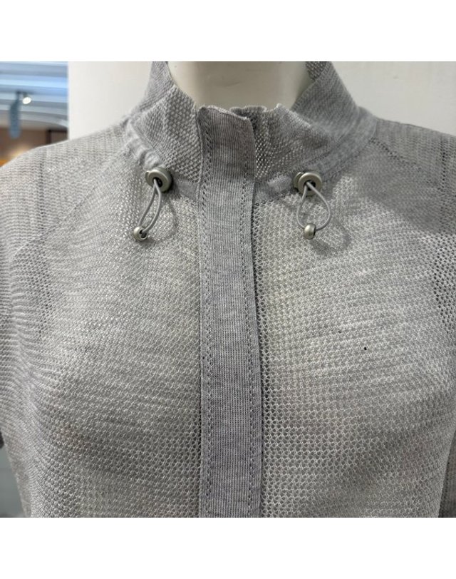 안지크 [갤러리아] 안지크(26S/S)니트가디건 여름가디건 긴소매가디건 린넨가디건(AK2KC5310) 착용컷