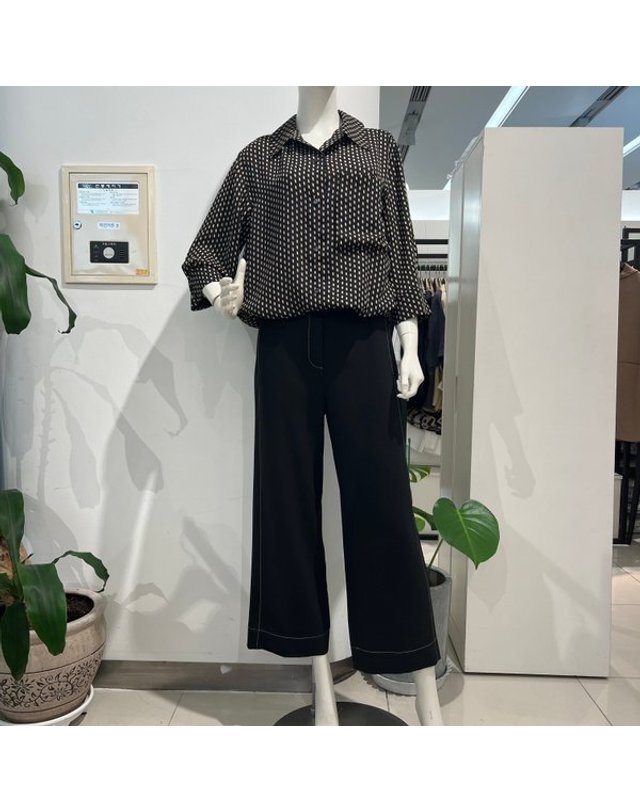 안지크 [갤러리아] 안지크(25S/S)여름바지 일자바지 정장팬츠(AJ2SL1110) 착용컷