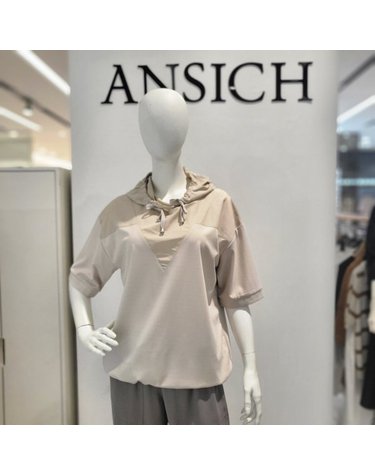 [갤러리아] 안지크(23S/S마감특가한정수량)여름티 반팔티 가벼운 반팔후드티(AH2TS5150)