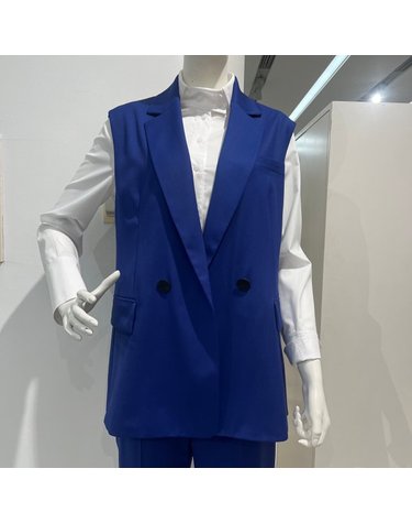 [갤러리아] 안지크(24S/S)조끼 정장조끼  테일러드카라베스트(AI1VT1140)