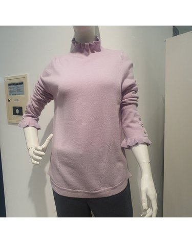 [갤러리아] 안지크갤러리아백화점(22F/W마감특가한정수량)니트 도톰한프릴니트티(AG4KP1140)