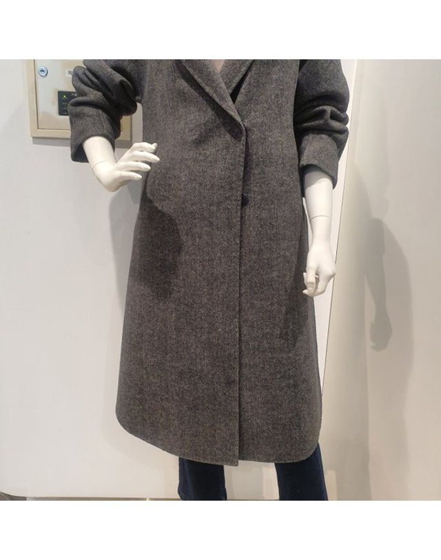 안지크 [갤러리아] 안지크롱코트 핸드메이드롱코트(AG4HC5130) 착용컷