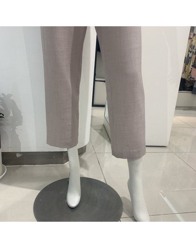 안지크 [갤러리아] 안지크여름바지 일자핏 허리뒷편밴딩팬츠(AH2SL5120) 착용컷