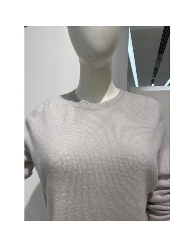안지크 [갤러리아] 안지크(23F/W) 따스한 보들한 얇은니트 머플러셋트니트 (AH4KP1130) 착용컷