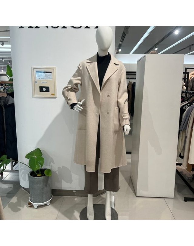 안지크 [갤러리아] 갤러리아백화점안지크반코트 탄탄한모하프코트(AH4HC1120) 착용컷