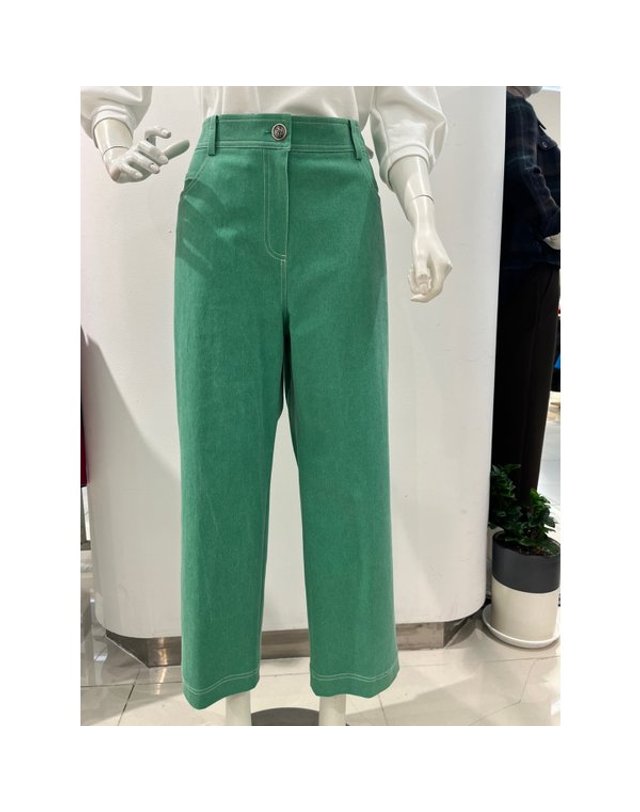 안지크 [갤러리아] 안지크(24S/S) 일자라인면바지 면바지 AI1SL1130 착용컷