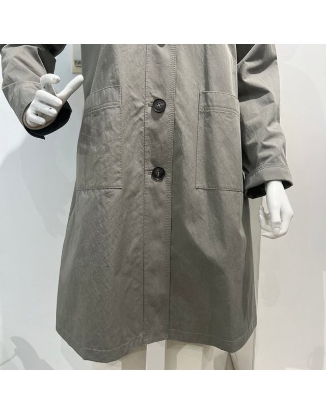 안지크 [갤러리아] 안지크(24S/S) 스텐카라바바리 캐쥬얼트렌치코트 기본스타일 (AIIBR5100) 착용컷