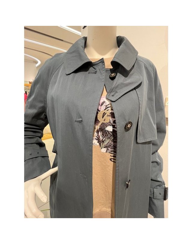 안지크 [갤러리아] 갤러리아백화점(안지크24S/S)70% 면바바리 캐쥬얼트렌치코트(AI1BR5120) 착용컷