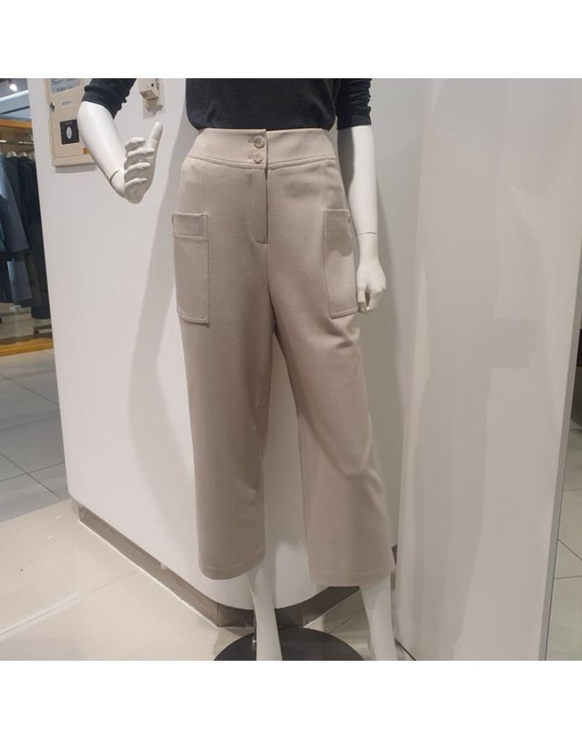 안지크 [갤러리아] 갤러리아백화점기모캐주얼바지아웃포켓팬츠 겨울바지(AG4SL1200) 착용컷