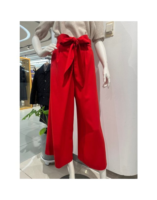 안지크 [갤러리아] 안지크(24S/S) 와이드팬츠 원턱팬츠 정장바지 (AI1SL1160) 착용컷