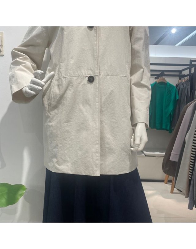 안지크 [갤러리아] 갤러리아백화점(안지크25S/S)바바리 캐쥬얼트렌치 봄바바리(AJ1BR1130) 착용컷