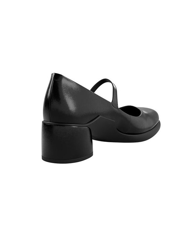 에코 [갤러리아] ECCO 여성 메리제인 스컬프티드 LX 35 블랙 5CM 222503-01001 착용컷