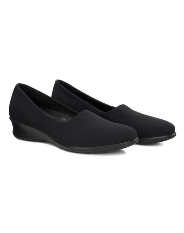 에코 [갤러리아] ECCO 여성 펌프스 펠리샤 블랙 4CM 217043-51052 착용컷