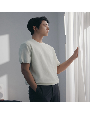 [갤러리아] 26S/S Premium 트위스트 투톤 반소매 니트 5종 택1 [ADG2ER1902]