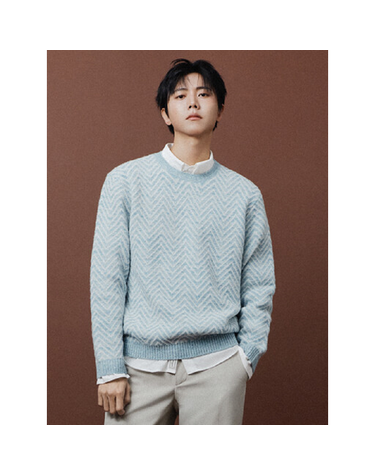 [갤러리아] 26F/W Premium 투톤 헤링본 풀오버 스웨터 3종 택1 [ADG4ER1802]