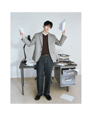 [갤러리아] 26F/W Premium 클래시 헤링본 싱글 블레이저 2종 택1 [ADG4KG1802]