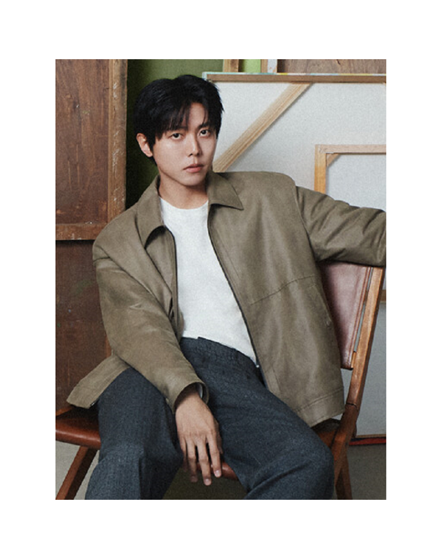 리얼지오지아 [갤러리아] 26F/W Premium 텍스쳐 코튼 라운드넥 티셔츠 2종 택1 [ADG4TR1901] 착용컷