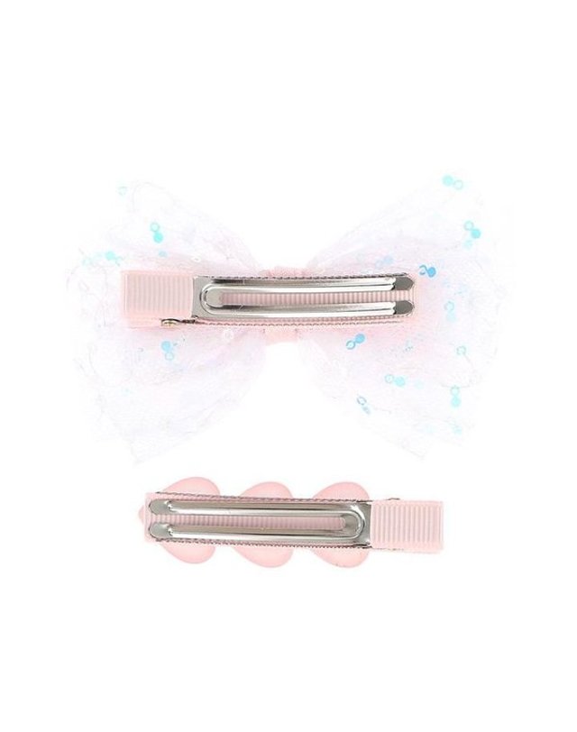 베네통 [갤러리아] 베네통키즈(26S)샤이니하트헤어핀(QCET10611/) 착용컷