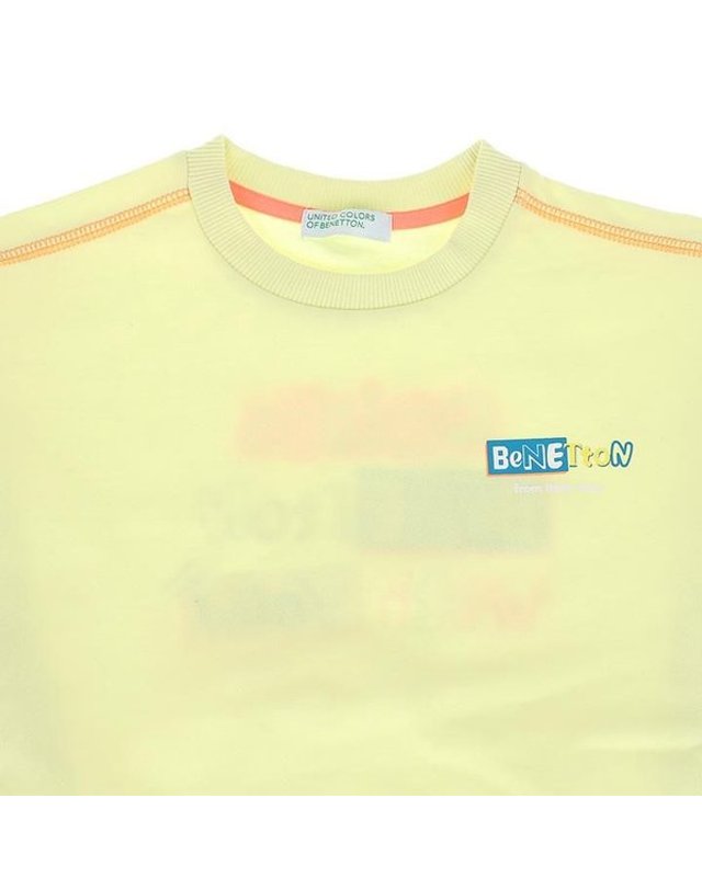 베네통 [갤러리아] 베네통키즈(26S)그래픽포인트트레이닝세트(QAMT01611/QATP01611/LA) 착용컷