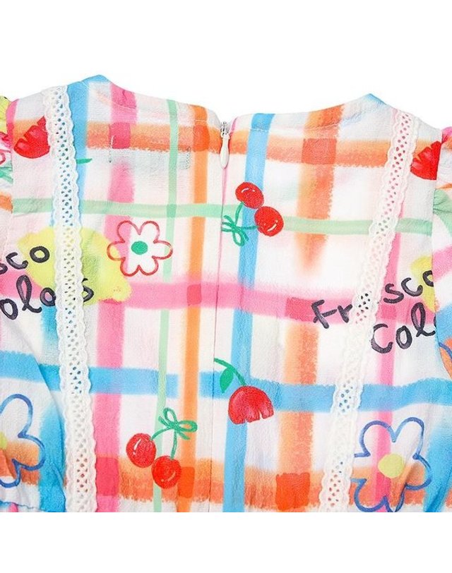 베네통 [갤러리아] 베네통키즈G 26S/S 팝팝 러블리 원피스 QAOP24631멀티 착용컷