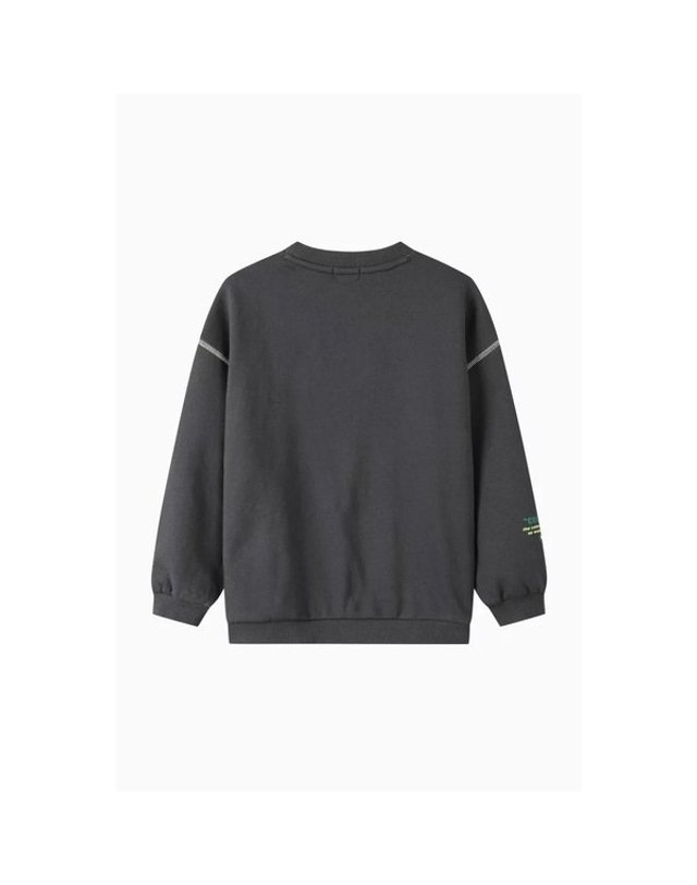 베네통 [갤러리아] 베네통키즈 26FW루즈핏그래픽맨투맨배럴핏트레이닝팬츠 QAMT15661/QATP09661 착용컷