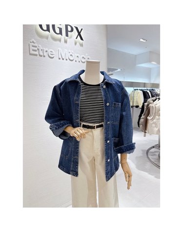 [갤러리아] 데님 워크 자켓(Q1JK008B)