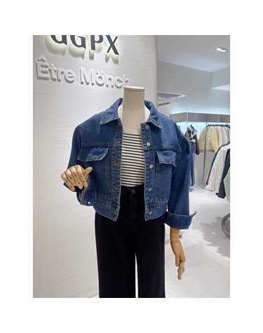 [갤러리아] 크롭 데님자켓(Q2JK004B)