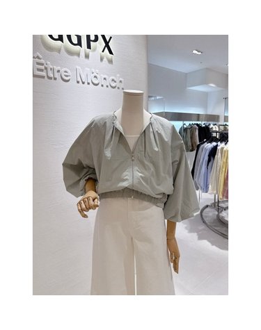 [갤러리아] 벌룬 노카라 집업점퍼(Q3JP003B)