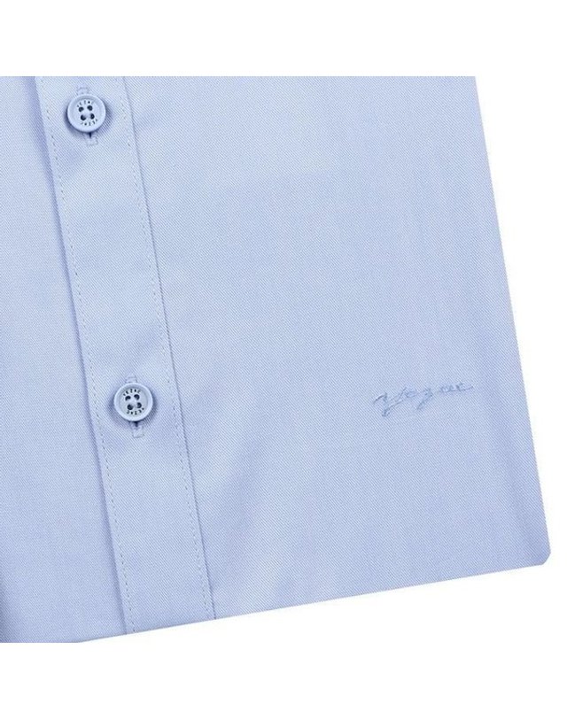 예작 [갤러리아] 예작26년S/S(슬림핏)면 폴리 혼방 솔리드 긴팔셔츠YJFSBS174BL 착용컷