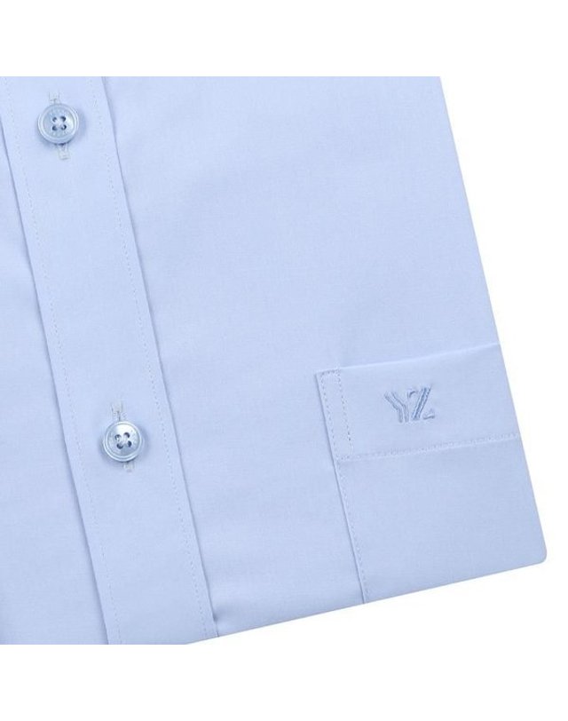 예작 [갤러리아] 예작25년S/S(일반핏)(스판)폴리스판 남자 정장긴팔셔츠 YJESIR300BL 착용컷