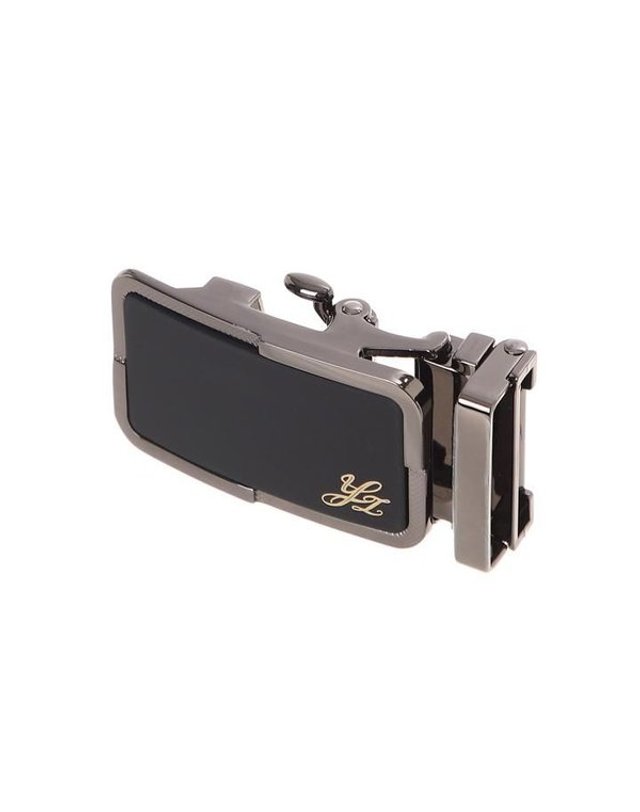 예작 [갤러리아] 예작25년S/S(버클만판매)와이드 33mm Y골드로고 자동벨트버클YJEST1102BK 착용컷