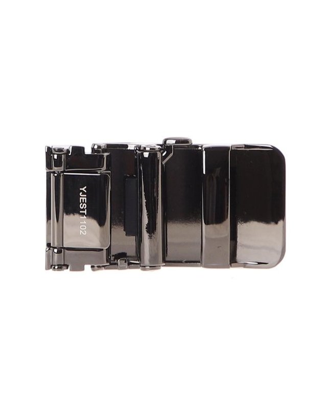 예작 [갤러리아] 예작25년S/S(버클만판매)와이드 33mm Y골드로고 자동벨트버클YJEST1102BK 착용컷