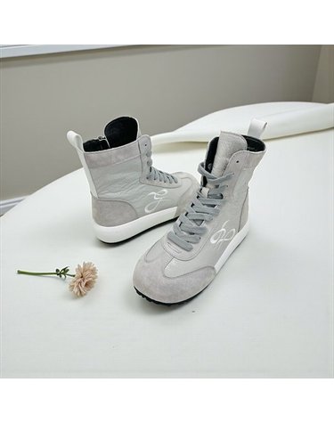 [갤러리아] 고세 데일리 여성 와이드 레이스업 하이탑 스니커즈 GZA5F019 그레이 4cm