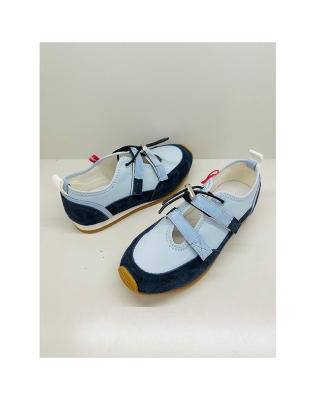 고세제화 [갤러리아] 고세 데일리 여성 경량 발레코어 메리제인 스니커즈 GZP5S061 네이비 2cm 착용컷