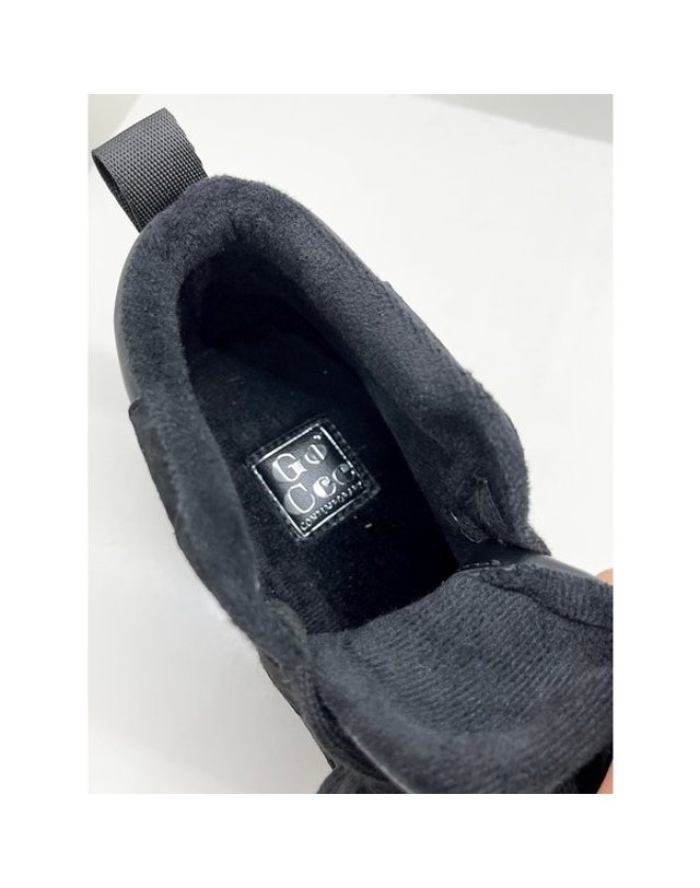 고세제화 [갤러리아] 고세 데일리 여성 레이스업 기모 키높이 하이탑 스니커즈 GZP5F009 베이지 5cm 착용컷