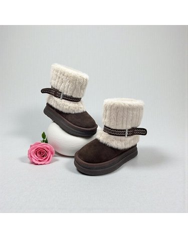 [갤러리아] 고세 데일리 여성 러블리 바니워머 플랫폼 양털 부츠 GZH5F024 브라운 4cm