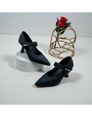 [갤러리아] 고세 여성 데일리 포인티드 컴포트 메리제인 펌프스 OZP6S022 블랙 6cm