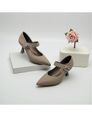 [갤러리아] 고세 여성 데일리 포인티드 컴포트 메리제인 펌프스 OZP6S022 그레이 6cm