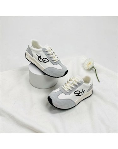[갤러리아] 고세 데일리 여성 시그니처 와이드핏 투톤 스니커즈 GZP6S004 화이트 4cm