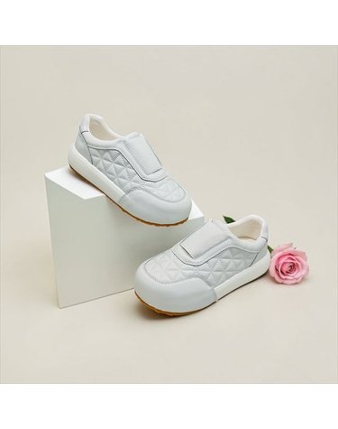 [갤러리아] 고세 데일리 여성 와이드핏 누빔 쿠션 슬립온 스니커즈 GZP6S019 화이트 4cm