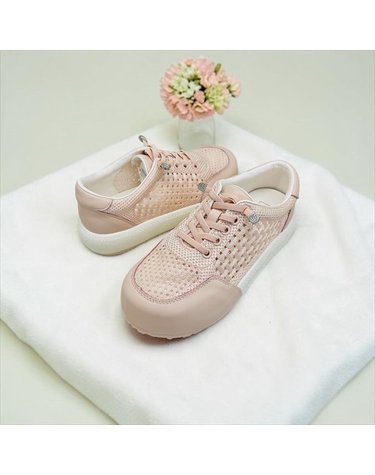 [갤러리아] 고세 데일리 여성 와이드핏 브리즈 메쉬 쿠션 스니커즈 GZP6S018 핑크 4cm