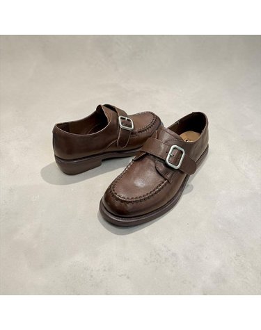 [갤러리아] 고세 데일리 여성 소가죽 클래식 스티치 버클 컴포트로퍼 GZP6F004 브라운 3.5cm