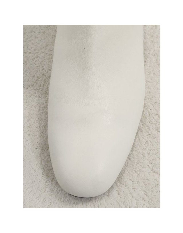 고세제화 [갤러리아] [센터시티] 고세 3mm 쿠션 4CM 캐쥬얼 스판 앵클부츠 GLA4F042 아이보리 착용컷